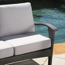 Load image into Gallery viewer, Voyage Outdoor 8pc Grey Wicker Seating Set - Artificial Waterfalls